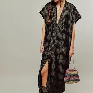 Free People Wrinkle In Time Maxi Kaftan O/S